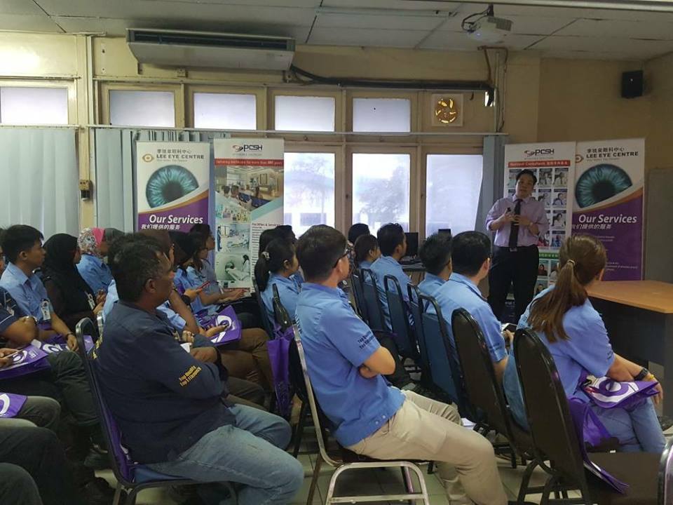 Health Screening and Forum Top Glove Ipoh 2018 LEC Eye Centre Sdn. Bhd.